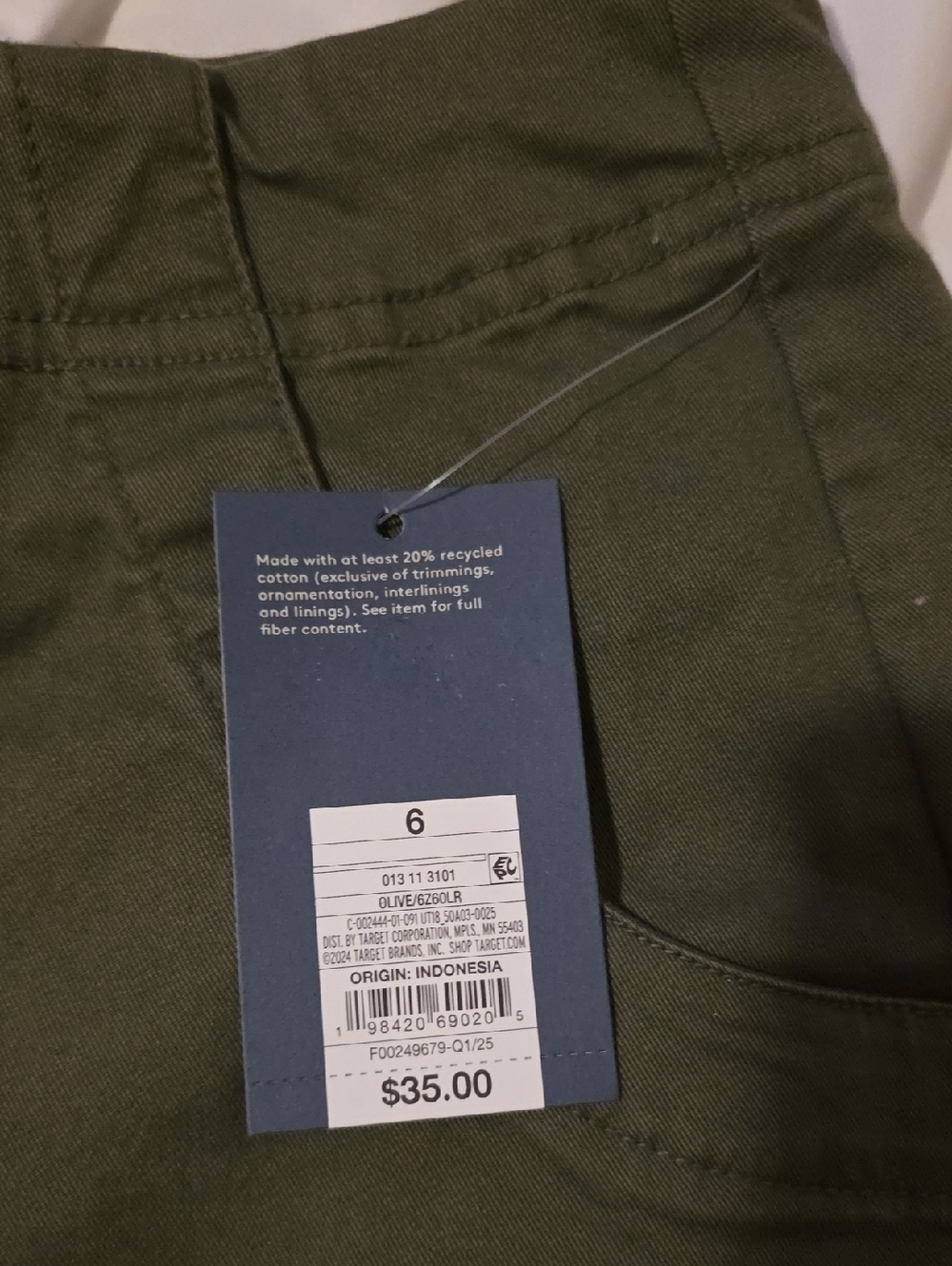 Universal Thread Women’s Utility Shorts Trio - Olive, Beige & Khaki - Picture 3 of 14